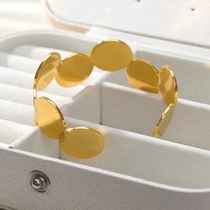 Gold/Rose Gold plated bubble bracelet